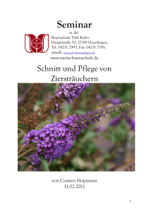 Seminar - Baumschule und Gartenbau