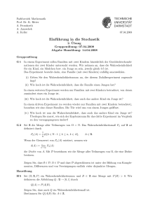 Einführung in die Stochastik