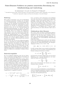 Finite-Elemente-Verfahren zur präzisen numerischen Berechnung