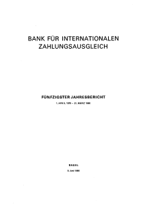 50. Jahresbericht der BIZ - 1980 - Bank for International Settlements