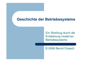 Geschichte der Betriebssysteme