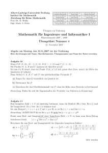 Mathematik für Ingenieure und Informatiker I