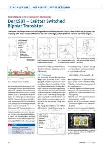 Der eSBt – emitter Switched Bipolar transistor - All