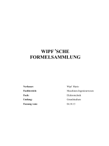 wipf`sche formelsammlung