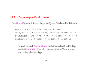 3.5 Polymorphe Funktionen