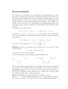 Resolutionskalkül
