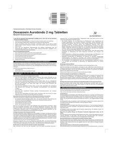 P1506101 Doxazosin 2 mg Leaflet