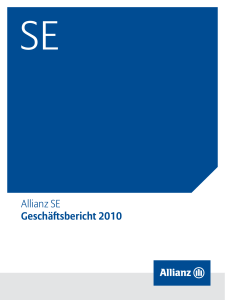 Allianz SE Geschäftsbericht 2010