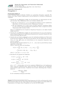 Numerische Mathematik II - KIT