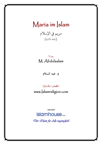 Maria im Islam