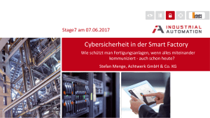 Cybersicherheit in der Smart Factory