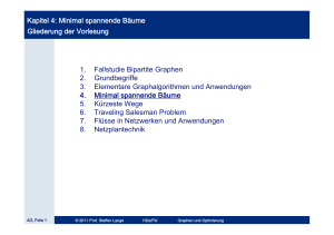 Kapitel 4: Minimal spannende Bäume Gliederung der - fbi.h