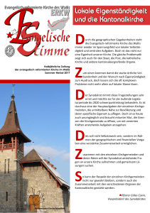 Lokale Eigenständigkeit und die Kantonalkirche