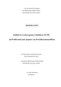 DISSERTATION Einfluß des Cyclooxygenase-2-Inhibitors NS