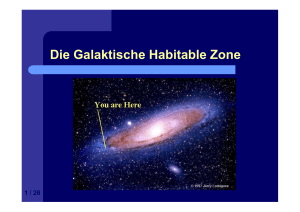 Die Galaktische Habitable Zone