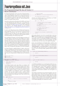 FouriersynthesemitJava