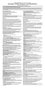 Quinaplus STADA® 20 mg/12,5 mg Filmtabletten