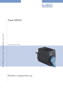 Bedienungsanleitung Type MS05