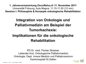 Implikationen für die onkologische Rehabilitation