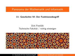 Panorama der Mathematik und Informatik