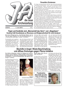 Kirchenzeitung die neue - Pfarre Paudorf
