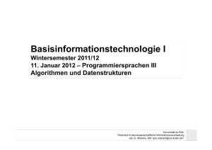 Basisinformationstechnologie I - Historisch