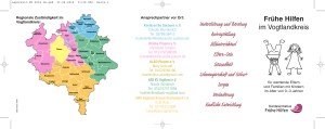 und Ansprechpartner Fr&uuml;he Hilfen