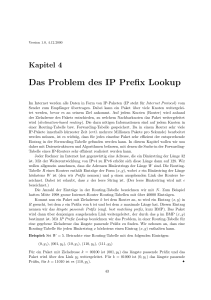 Das Problem des IP Prefix Lookup