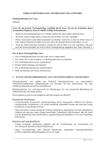 Methylprednisolon acis® 8 mg