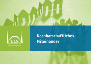 Nachbarschaftliches Miteinander