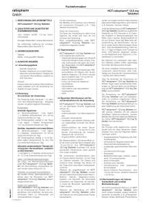 HCT-ratiopharm® 12,5 mg Tabletten