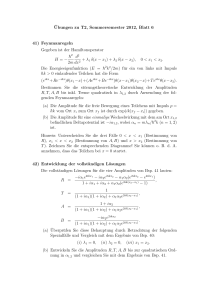 ¨Ubungen zu T2, Sommersemester 2012, Blatt 6 41) Feynmanregeln