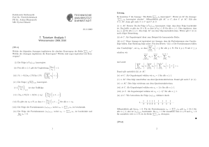7. Tutorium Analysis I - TU Darmstadt/Mathematik