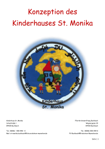 Konzeption des Kinderhauses St. Monika