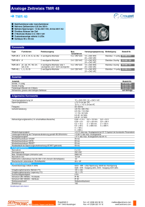 CROUZET Analoges Zeitrelais TMR48