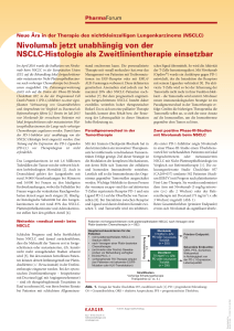 Nivolumab jetzt unabhängig von der NSCLC