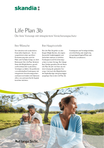 Life Plan 3b - Skandia Leben AG