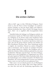 Die ersten Zahlen