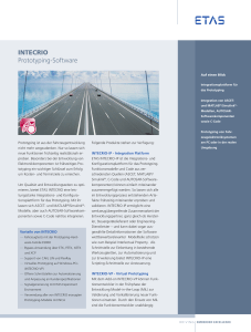 INTECRIO – Prototyping-Software