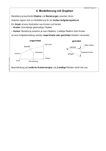 4. Modellierung mit Graphen