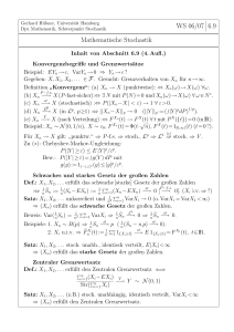 WS 06/07 6.9 Mathematische Stochastik