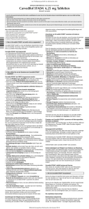 Beipackzettel CARVEDILOL STADA 6,25 mg Tabletten