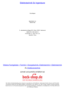 Elektrotechnik für Ingenieure - ReadingSample - Beck-Shop