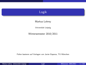 Markus Lohrey Wintersemester 2010/2011