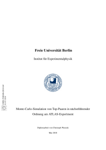 Freie Universit¨at Berlin - ATLAS DESY