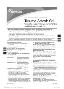 Trauma-Actavis Gel