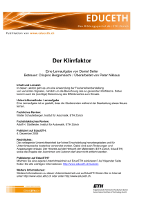 Der Klirrfaktor