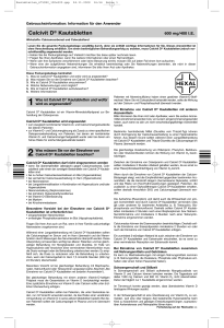 Calcivit D® Kautabletten