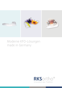 Moderne KFO-Lösungen made in Germany - In