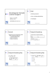 Grundzüge der Informatik5-6S - Informatik